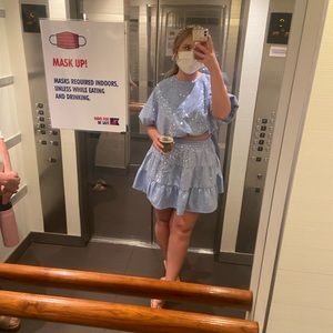 Sparkly two piece set